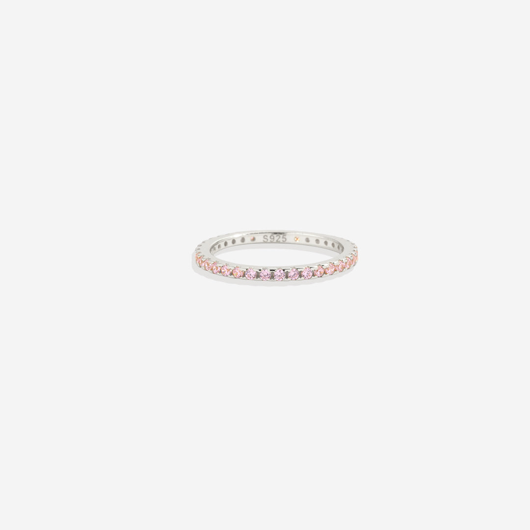 Mint & Lily October Birthstone Eternity Stacking Ring