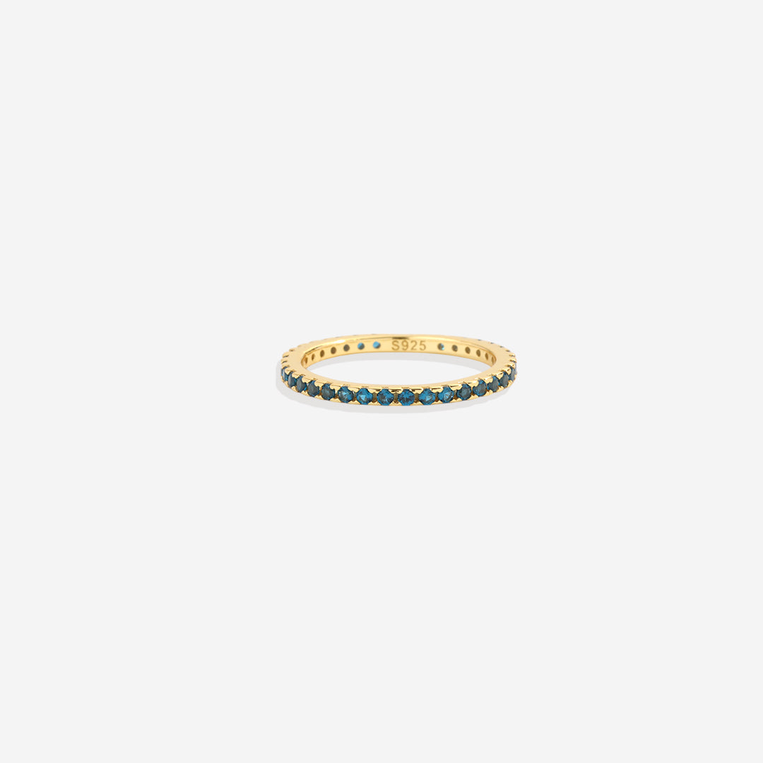 Mint & Lily December Birthstone Eternity Stacking Ring