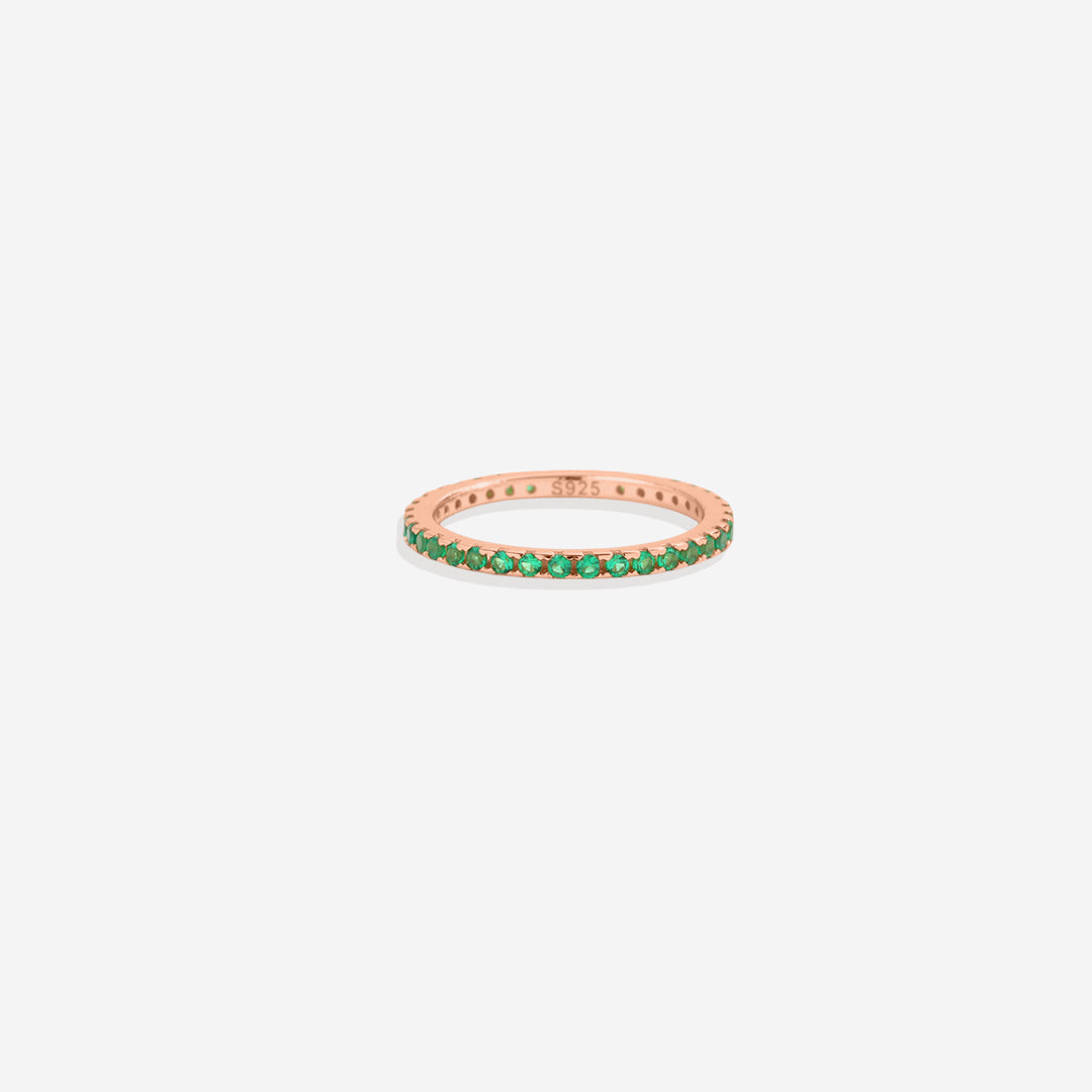 Mint & Lily May Birthstone Eternity Stacking Ring