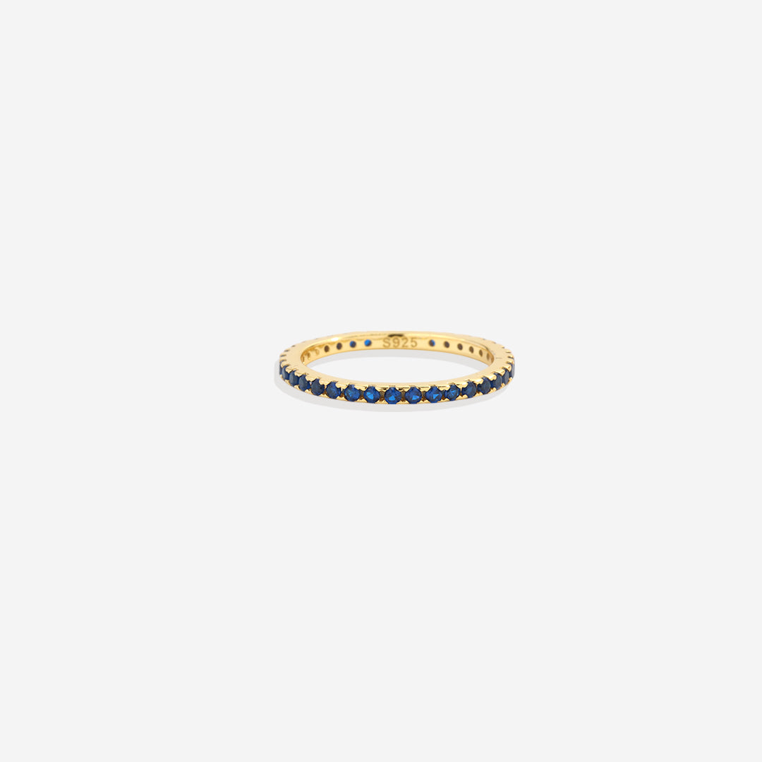 Mint & Lily September Birthstone Eternity Stacking Ring