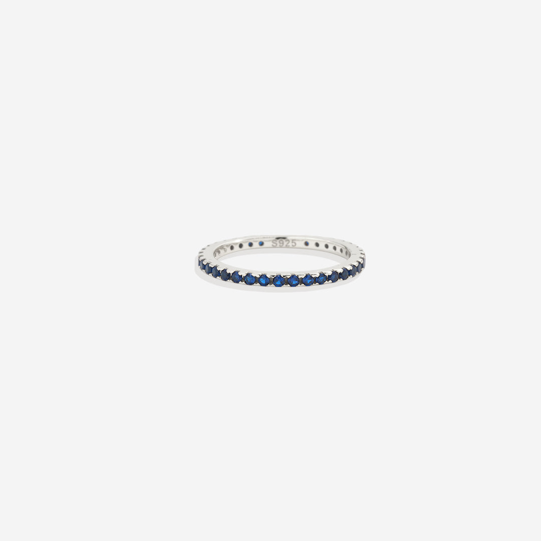 Mint & Lily September Birthstone Eternity Stacking Ring