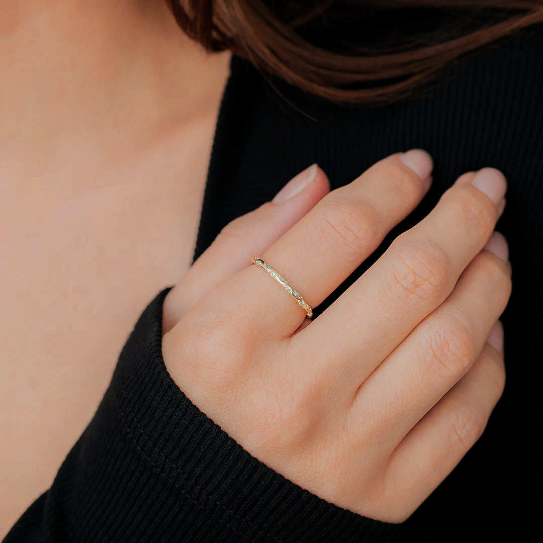 Mint & Lily Dainty Constellation Birthstone Ring