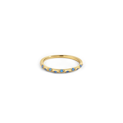 Mint & Lily Dainty Constellation Birthstone Ring