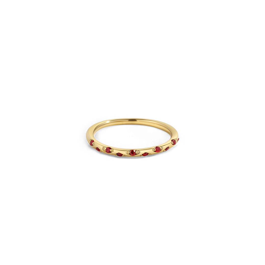 Mint & Lily Dainty Constellation Birthstone Ring