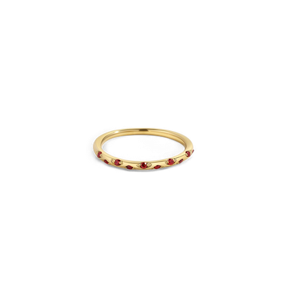 Mint & Lily Dainty Constellation Birthstone Ring