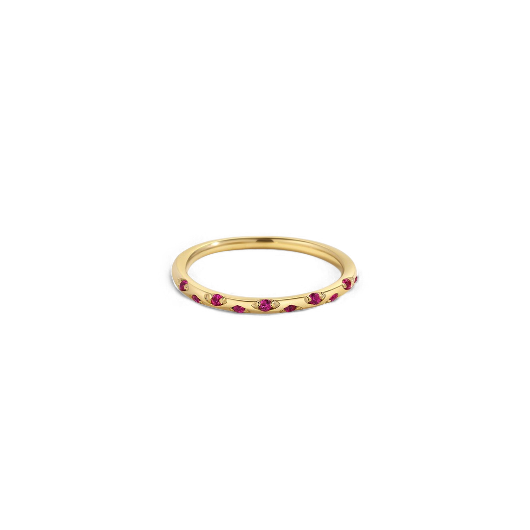 Mint & Lily Dainty Constellation Birthstone Ring