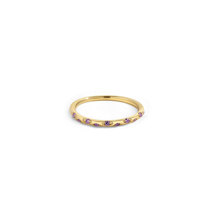 Mint & Lily Dainty Constellation Birthstone Ring