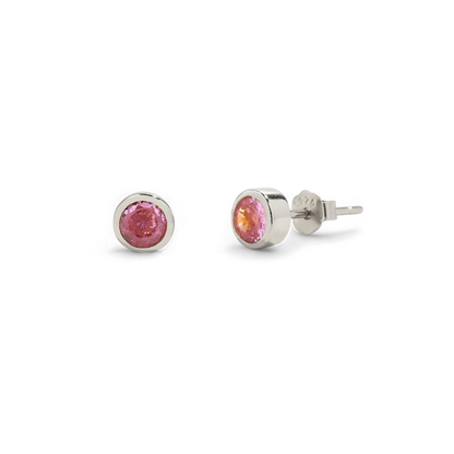 Mint & Lily Birthstone Bezel Studs