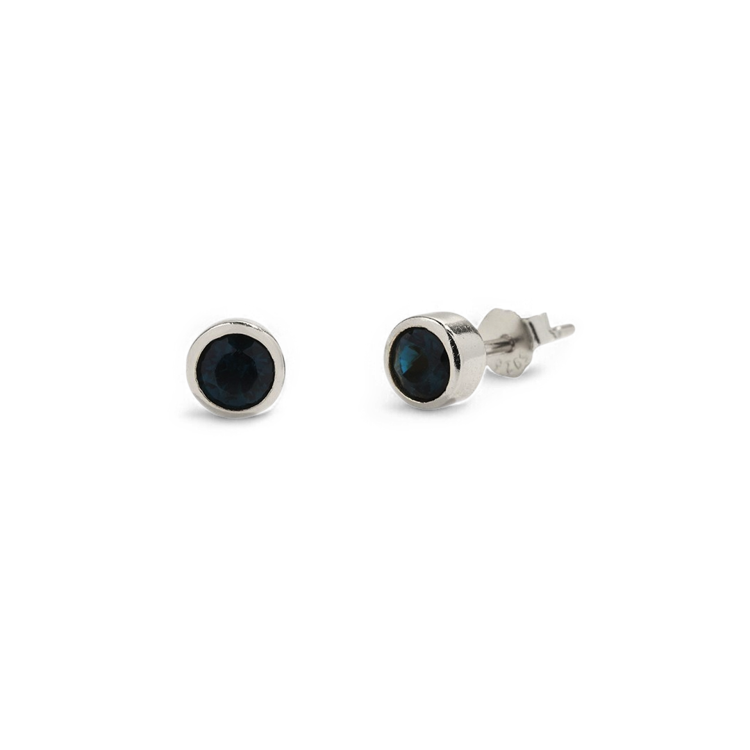 Mint & Lily Birthstone Bezel Studs