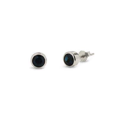 Mint & Lily Birthstone Bezel Studs