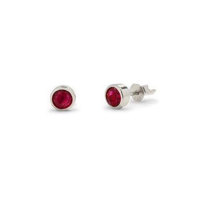 Mint & Lily Birthstone Bezel Studs