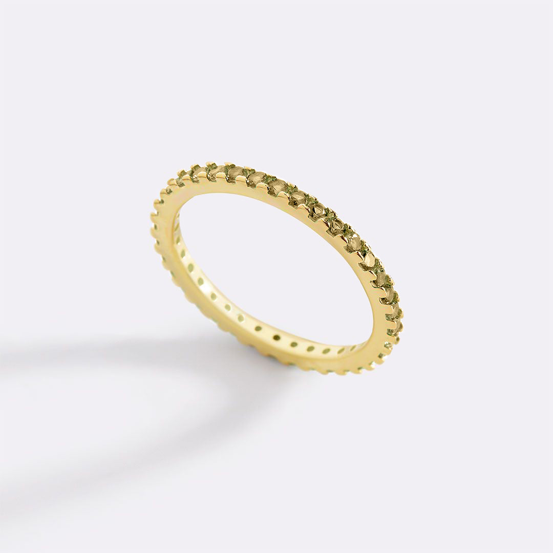 Mint & Lily August Birthstone Eternity Stacking Ring