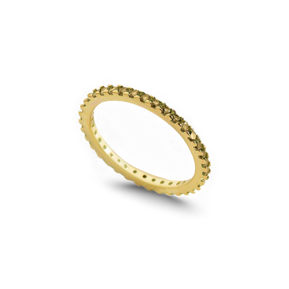 Mint & Lily August Birthstone Eternity Stacking Ring