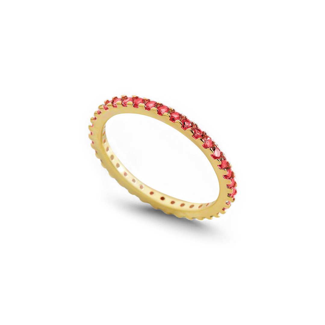 Mint & Lily January Birthstone Eternity Stacking Ring