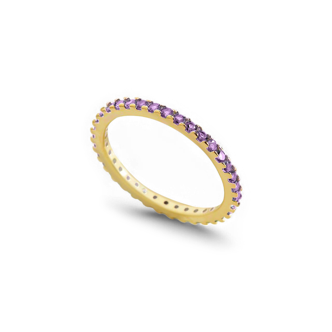 Mint & Lily June Birthstone Eternity Stacking Ring