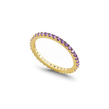 Mint & Lily June Birthstone Eternity Stacking Ring