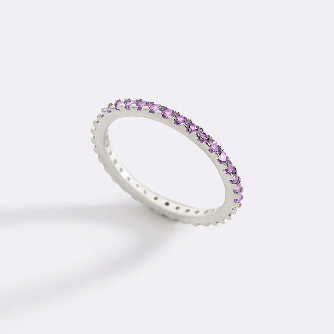 Mint & Lily June Birthstone Eternity Stacking Ring