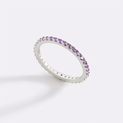 Mint & Lily June Birthstone Eternity Stacking Ring