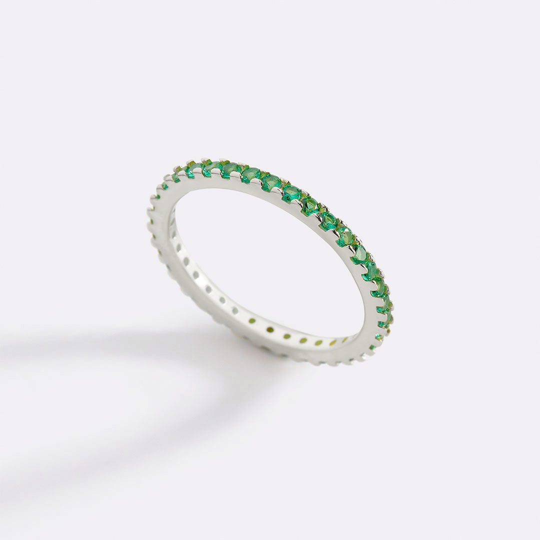 Mint & Lily May Birthstone Eternity Stacking Ring