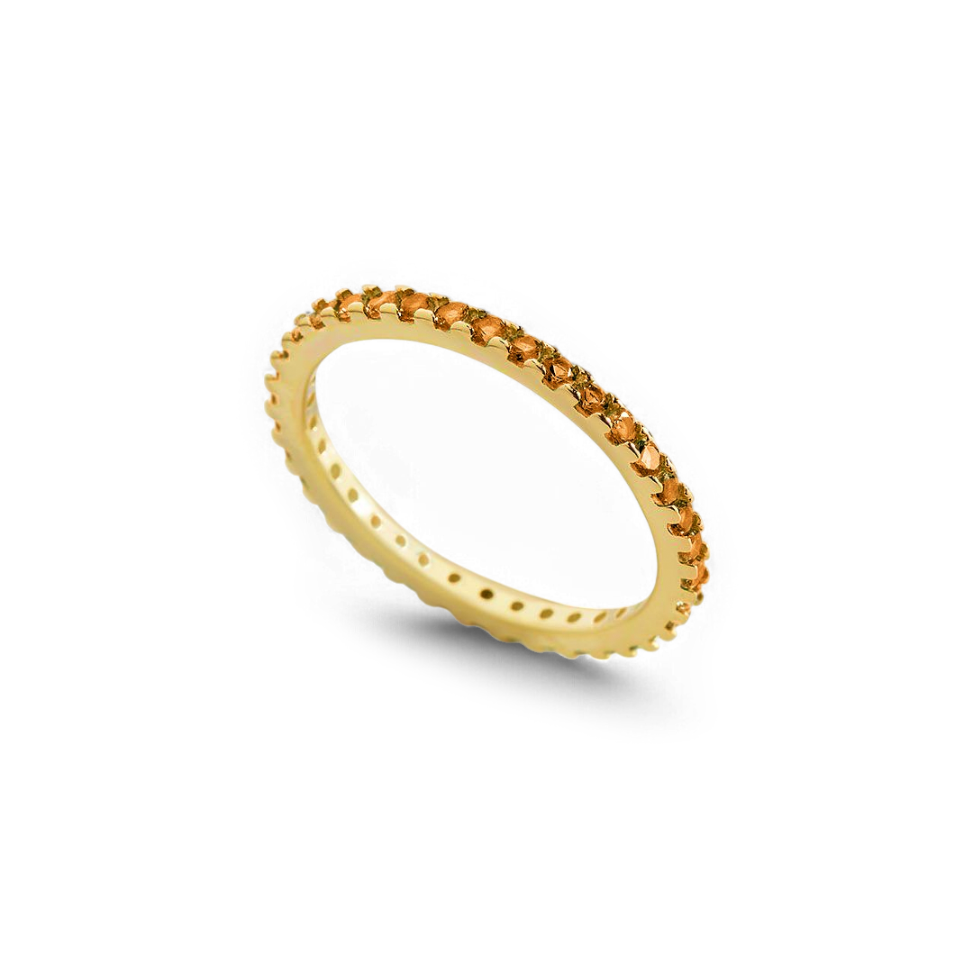 Mint & Lily November Birthstone Eternity Stacking Ring