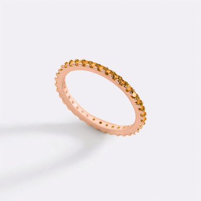 Mint & Lily November Birthstone Eternity Stacking Ring