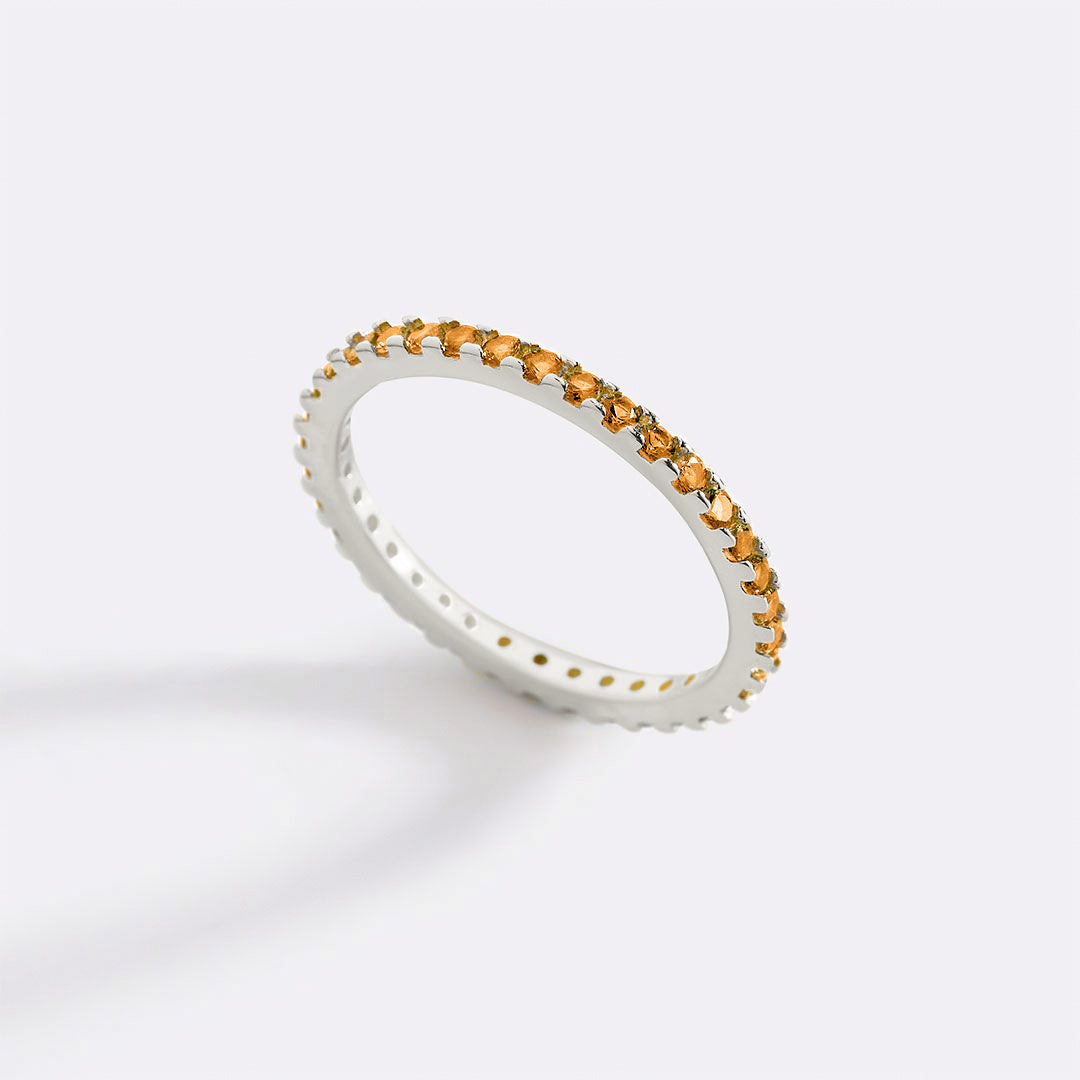 Mint & Lily November Birthstone Eternity Stacking Ring