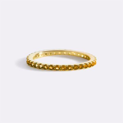 Mint & Lily November Birthstone Eternity Stacking Ring