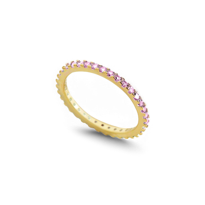 Mint & Lily October Birthstone Eternity Stacking Ring
