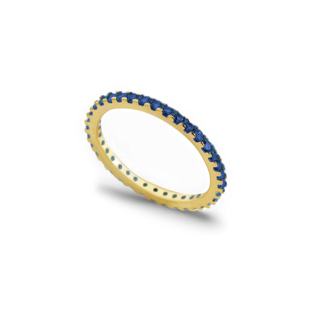 Mint & Lily September Birthstone Eternity Stacking Ring