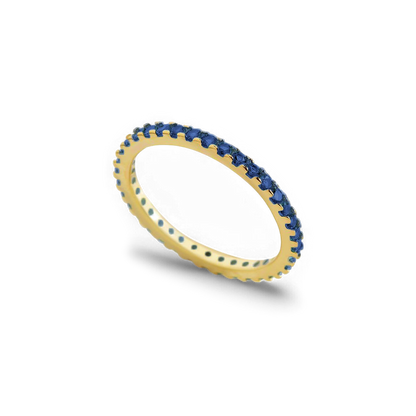 Mint & Lily September Birthstone Eternity Stacking Ring