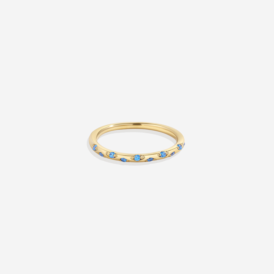 Mint & Lily Dainty Constellation Birthstone Ring