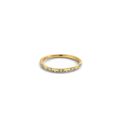 Mint & Lily Dainty Constellation Birthstone Ring