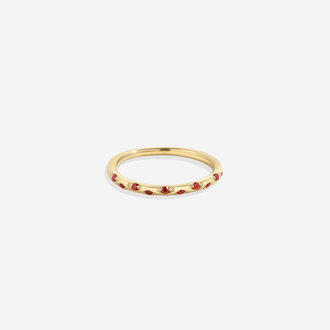 Mint & Lily Dainty Constellation Birthstone Ring