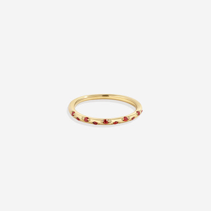 Mint & Lily Dainty Constellation Birthstone Ring