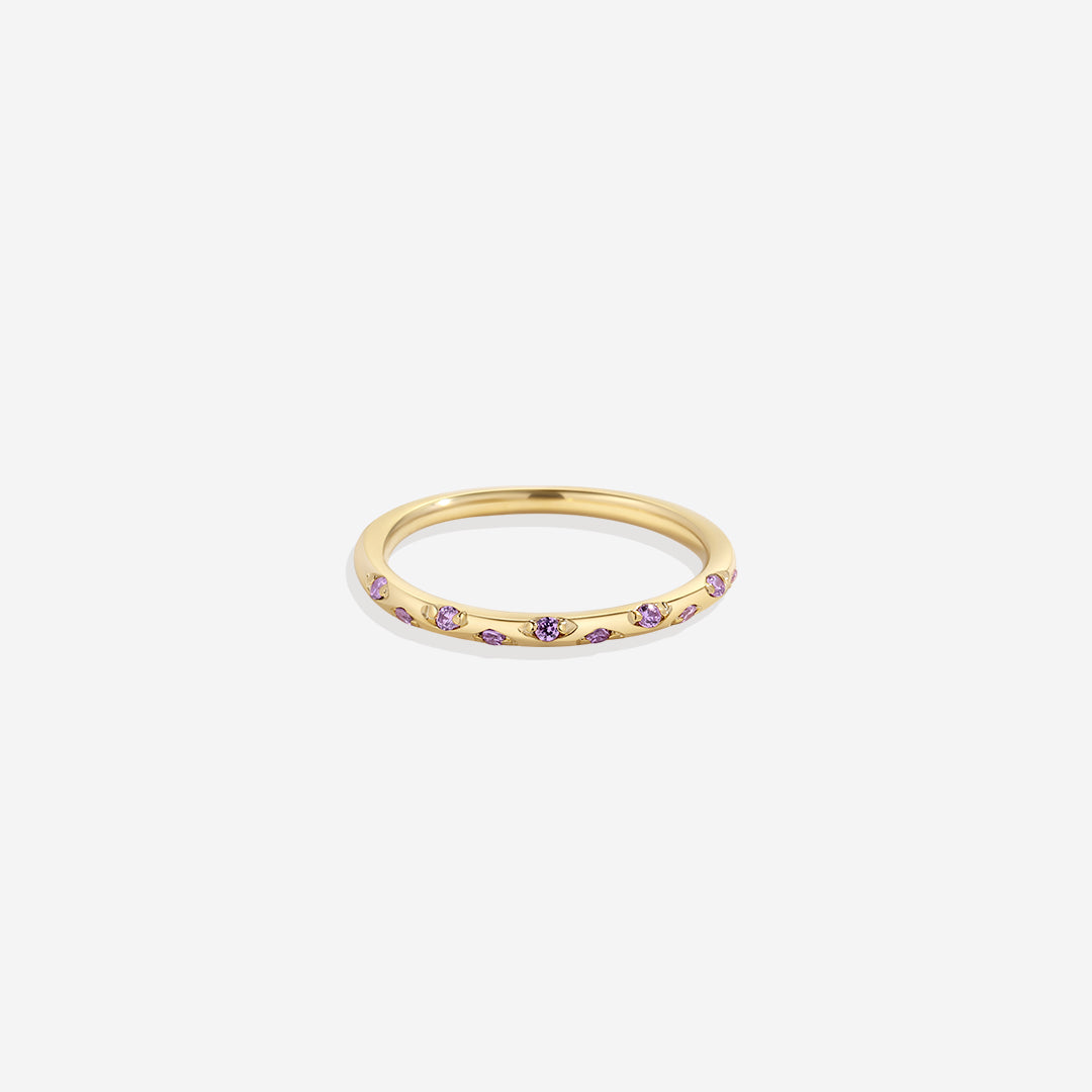 Mint & Lily Dainty Constellation Birthstone Ring