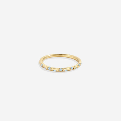 Mint & Lily Dainty Constellation Birthstone Ring