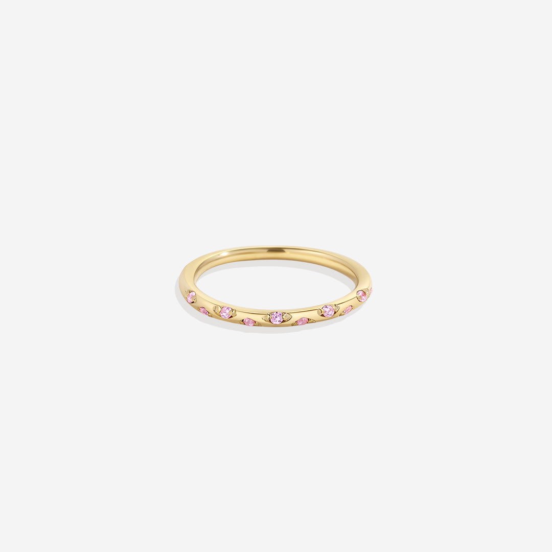 Mint & Lily Dainty Constellation Birthstone Ring