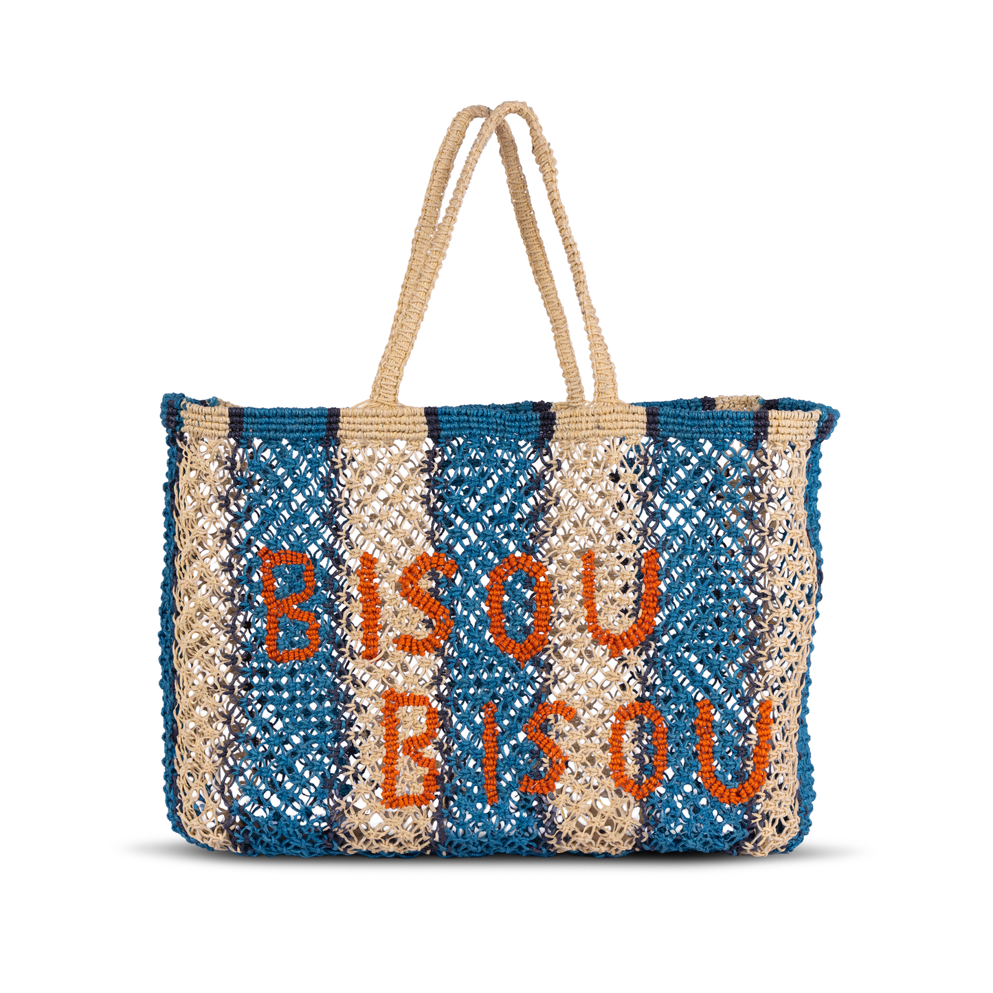 Bisou Bisou Macrame Jute Tote