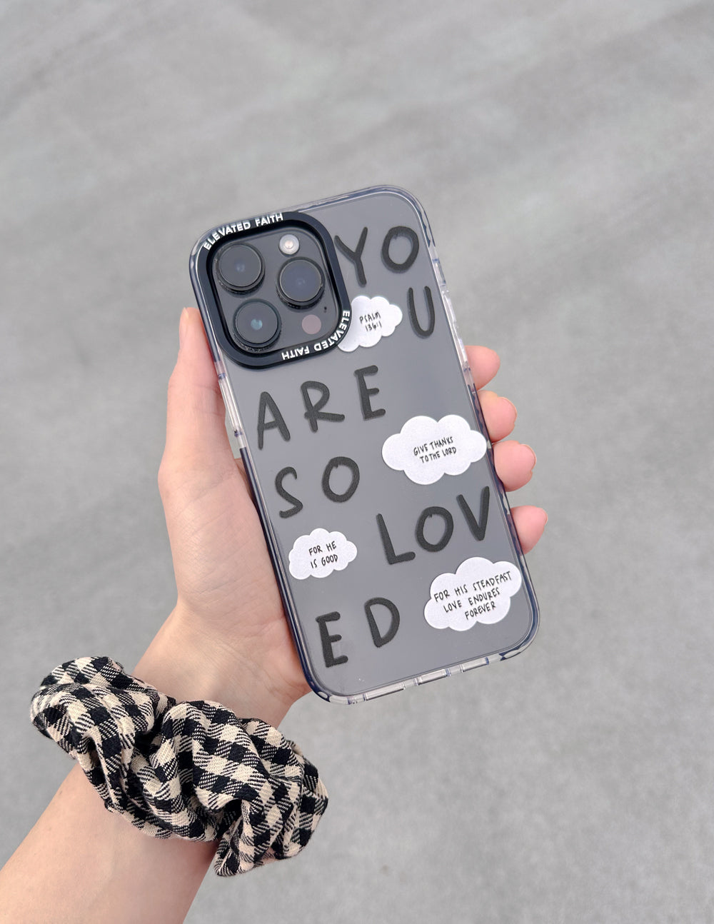 Elevated Faith Black You Are So Loved Phone Case