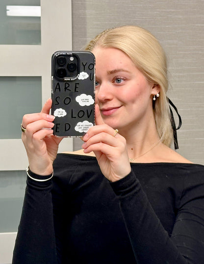 Elevated Faith Black You Are So Loved Phone Case