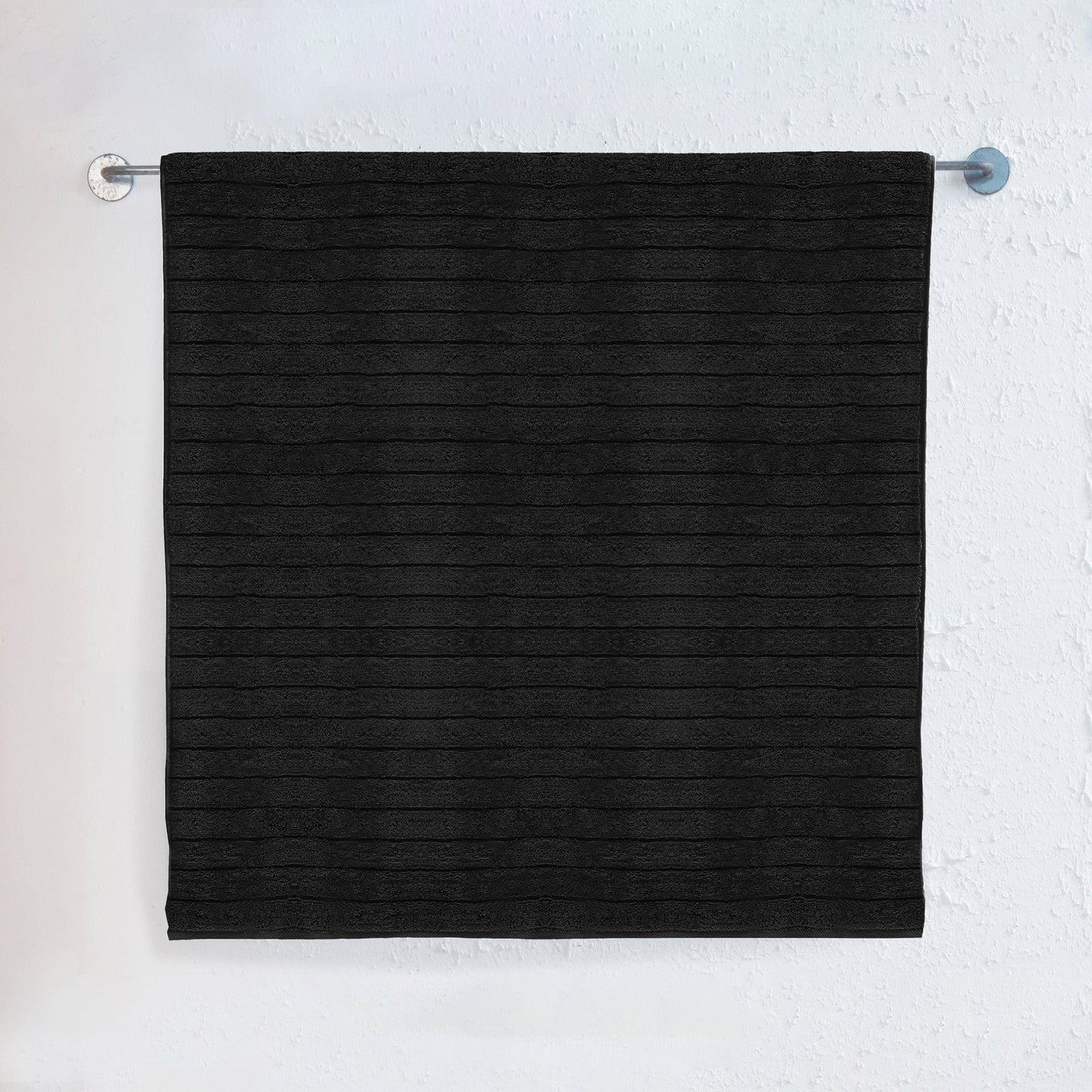 Elegant Comfort 1-Piece Premium Turkish Cotton Corduroy Stripe Jumbo Towel, 35x 70 inch