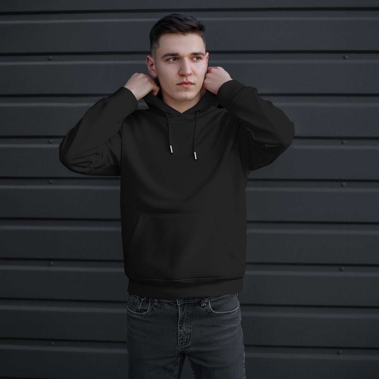 Elegant Comfort Men Casual Cotton Hoodie