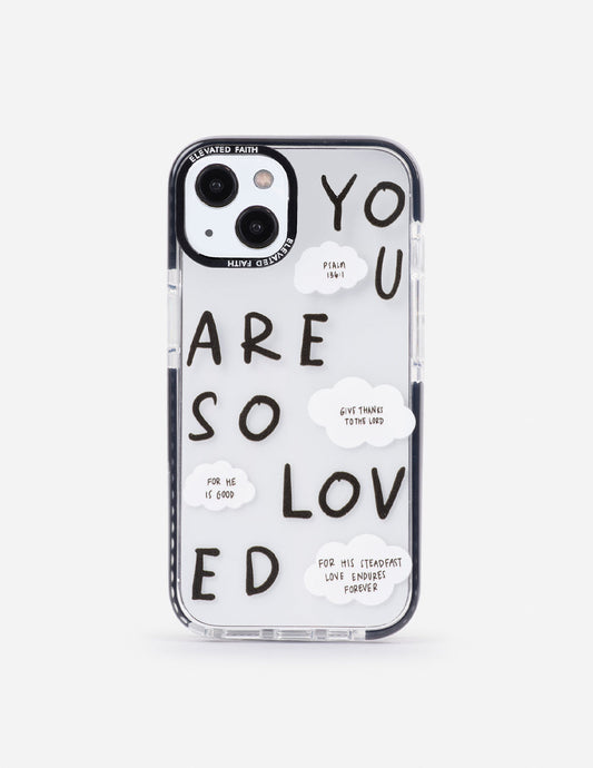 Elevated Faith Black You Are So Loved Phone Case