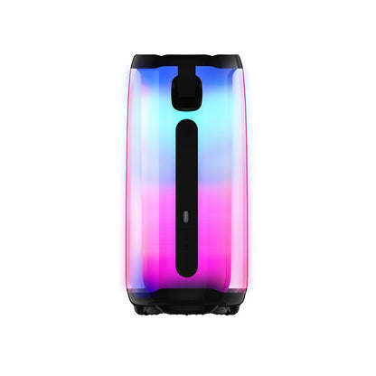 Waloo Wireless Portable Bluetooth Speaker with 360 Degrees LED Lights, Powerful Sound and Deep Bass