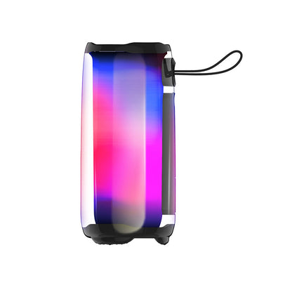 Waloo Wireless Portable Bluetooth Speaker with 360 Degrees LED Lights, Powerful Sound and Deep Bass