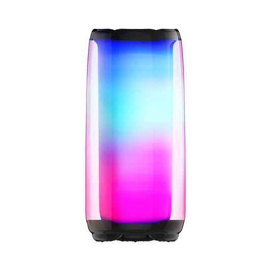 Waloo Wireless Portable Bluetooth Speaker with 360 Degrees LED Lights, Powerful Sound and Deep Bass