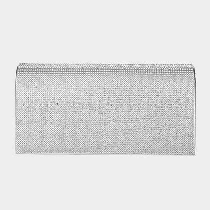 Bling Solid Evening Clutch Crossbody Bag