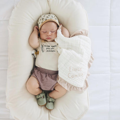Tenth & Pine Bloom Where You Are Planted Organic Cotton Baby Bodysuit
