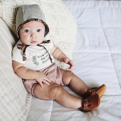 Tenth & Pine Bloom Where You Are Planted Organic Cotton Baby Bodysuit
