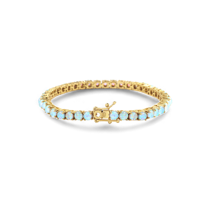Mint & Lily Blue Opal Tennis Bracelet